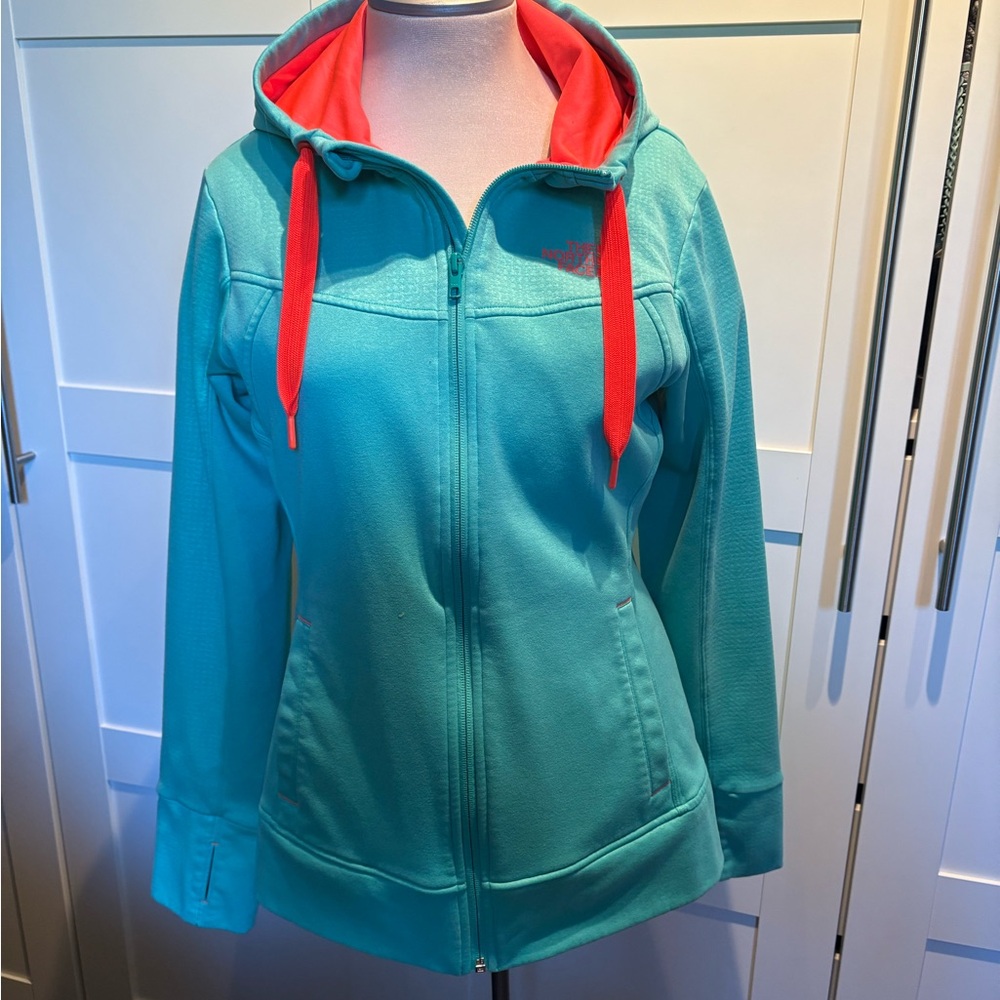 The North Face Women's Jacket in Teal and Orange